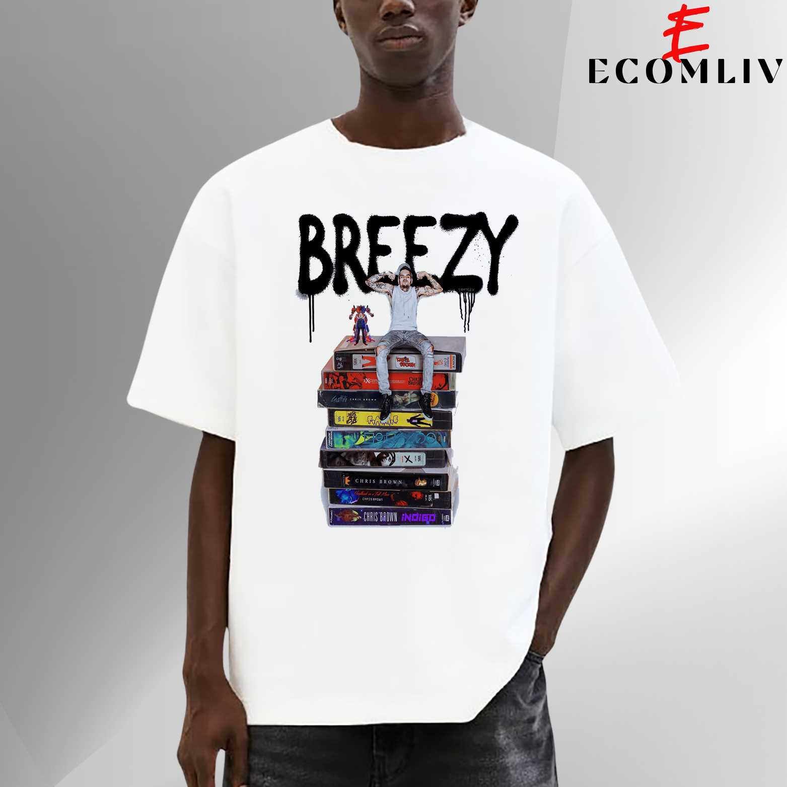 Unisex Breezy Tee, Hip Hop Shirt, Graphic Merch